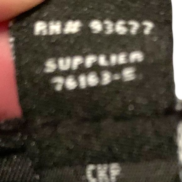 a.n.a. Denim Blue/White Striped Gauze Peasant Blouse S (A-122) - Picture 6 of 6